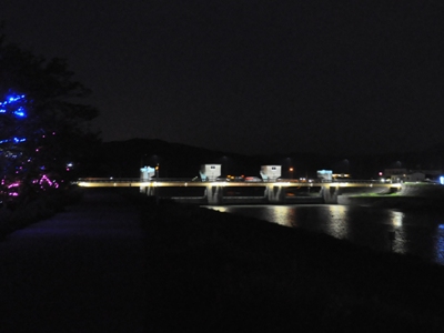 新町橋ライトアップ